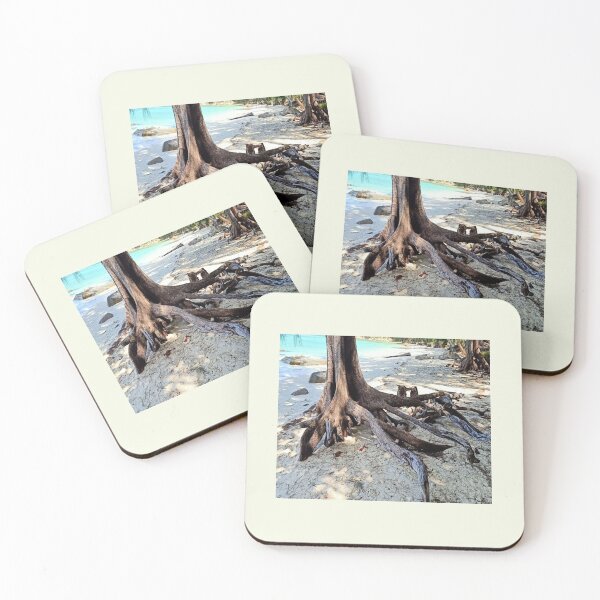 Item preview, Asian tree roots on a wonderful beach with a view of the sea designed and sold by vibeno1.