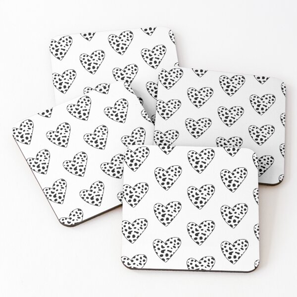Aperçu de l'œuvre T-shirt Coeur Dalmatien créée et vendue par TheFlipRepublic.