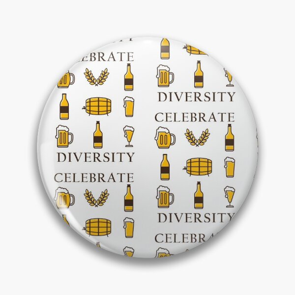 Item preview, Celebrate Diversity Craft Beer Drinking T-Shirt designed and sold by TheFlipRepublic.