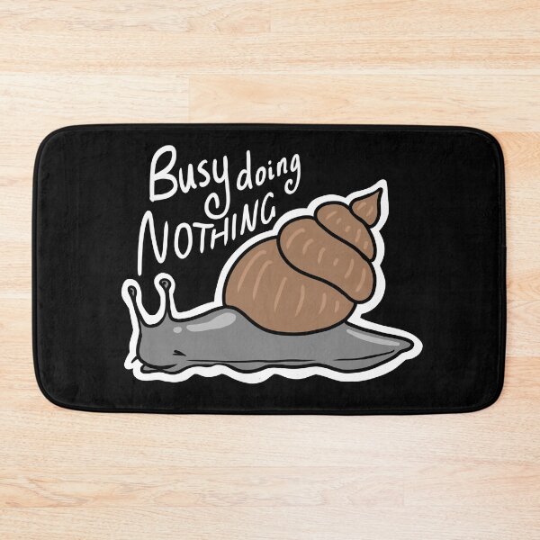 Item preview, Busy Doing Nothing Snail designed and sold by BundaBear.