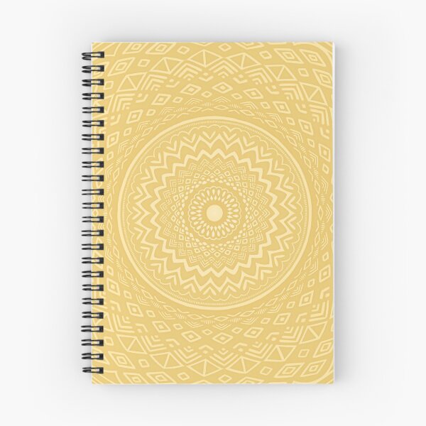 Item preview, Tribal Mandala Design Pattern // Yellow Zentangle Aztec Minimalism Eclectic Design designed and sold by AEJdesign.