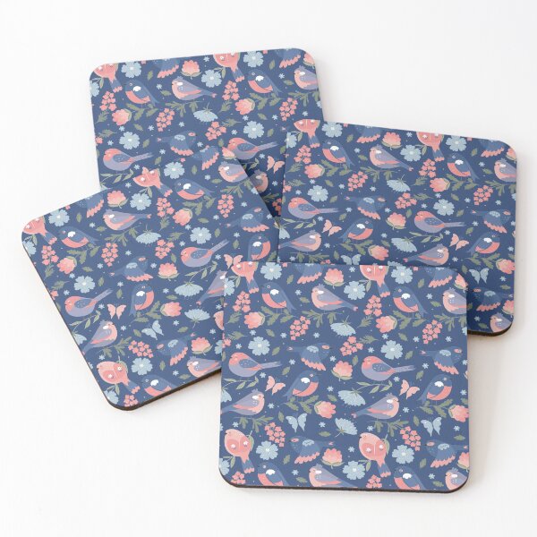 Item preview, Cute spring birds  pattern. designed and sold by burbura.