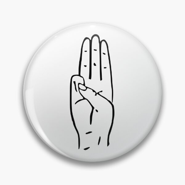 Item preview, Three Finger Salute for Better Future designed and sold by annvu cvdser.