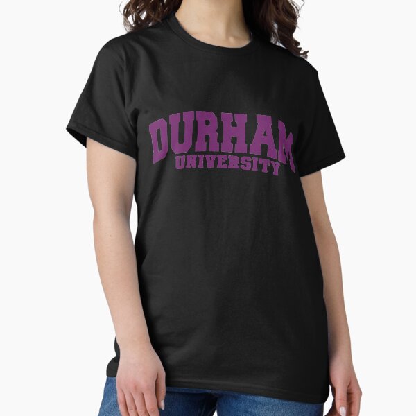 Vista previa del artículo con la obra «Universidad de Durham púrpura», diseñado y vendido por UniversityMerch.