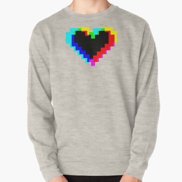 Heart so Pixel Pullover Sweatshirt
