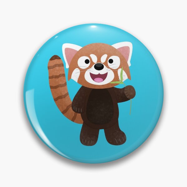 Item preview, Cute red panda cartoon illustration designed and sold by FrogFactory.