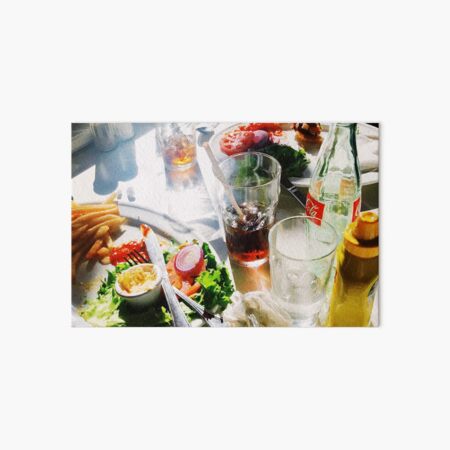Diner Food Art Board Print