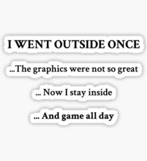 Let us game! Sticker