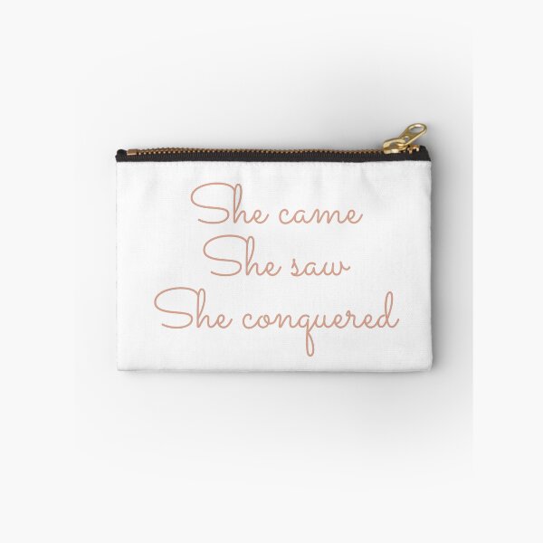 Item preview, She Came She Saw She Conquered in Rose Gold designed and sold by pinkfantasy.