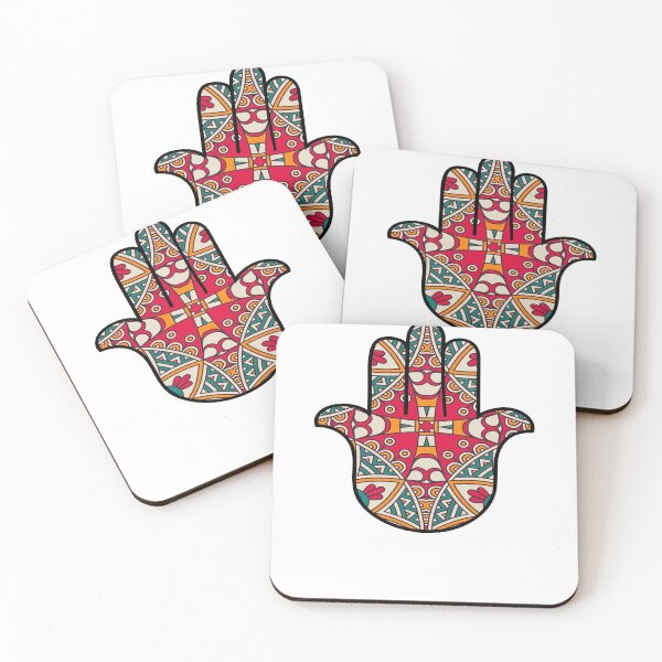 Item preview, Hamsa Hand, Hamesh, Hand of Miriam in pretty Mandala Pattern designed and sold by Colorgangster.