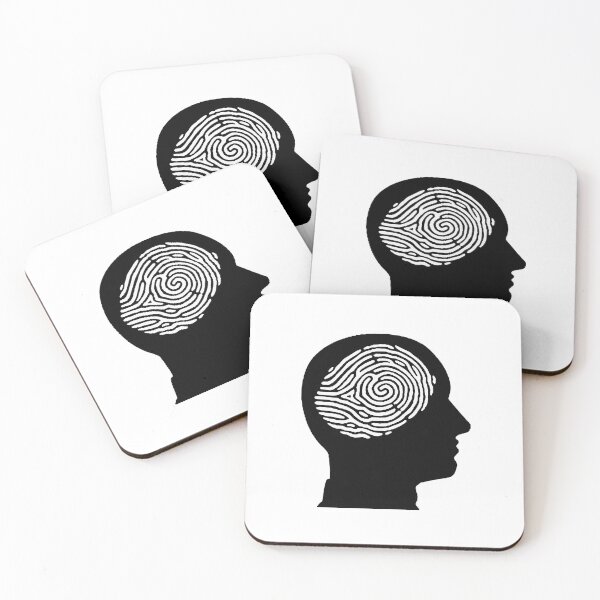Item preview, Forensic Psychology thumbprint in brain - Psychology Design designed and sold by Psychologist's Inventory.