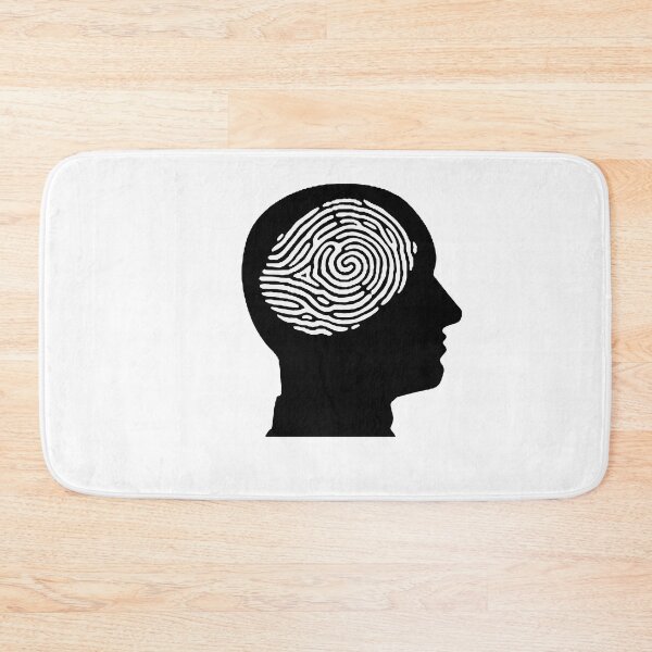Item preview, Forensic Psychology thumbprint in brain - Psychology Design designed and sold by Psychologist's Inventory.