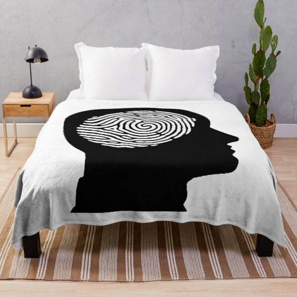 Item preview, Forensic Psychology thumbprint in brain - Psychology Design designed and sold by Psychologist's Inventory.