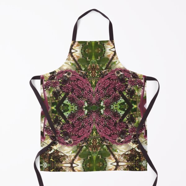 Item preview, Bee Love - A Bevy of Bee Bros on the Burgundy Blooms, Gathering Nectar designed and sold by RoseAromas.