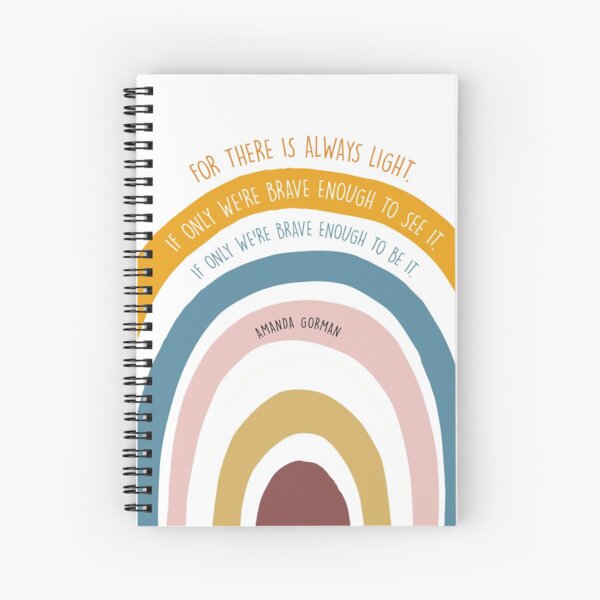 Amanda Gorman Inspiration Quote Spiral Notebook