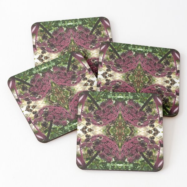 Item preview, Bee Love - A Bevy of Bee Bros on the Burgundy Blooms, Gathering Nectar designed and sold by RoseAromas.