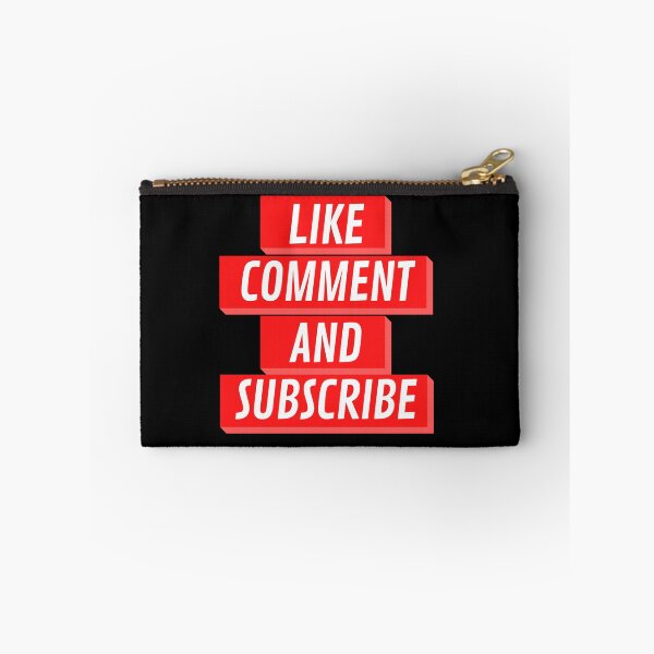 Item preview, like comment and subscribe - youtuber call for action design designed and sold by onum2018.