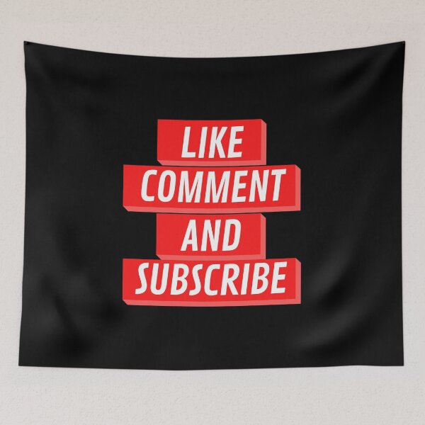 Item preview, like comment and subscribe - youtuber call for action design designed and sold by onum2018.