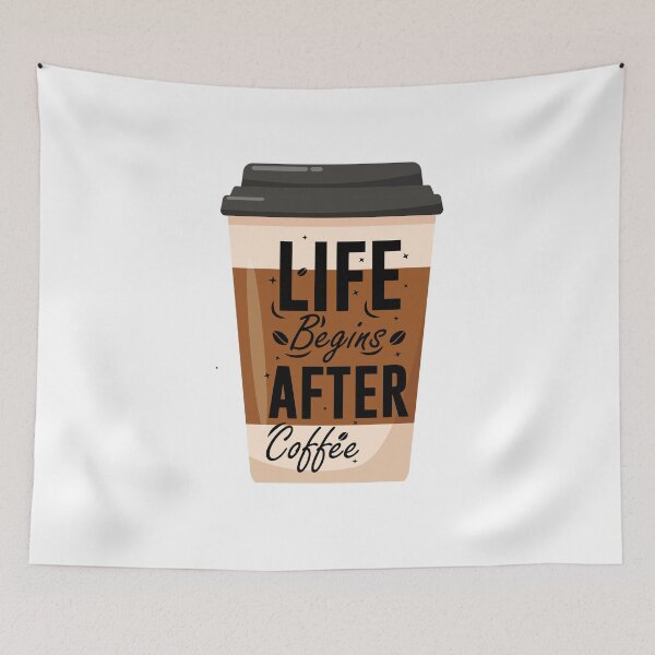 Item preview, life begins after coffee classic t-shirt  designed and sold by Artezia.