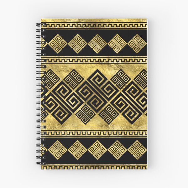 Item preview, Greek Meander - Greek Key Black and gold  designed and sold by k9printart.