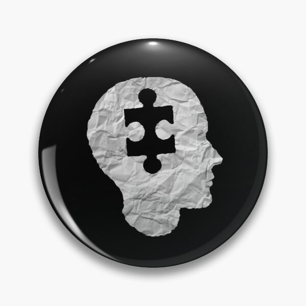 Item preview, Crumbled Paper Puzzle brain - Psychology Design designed and sold by Psychologist's Inventory.