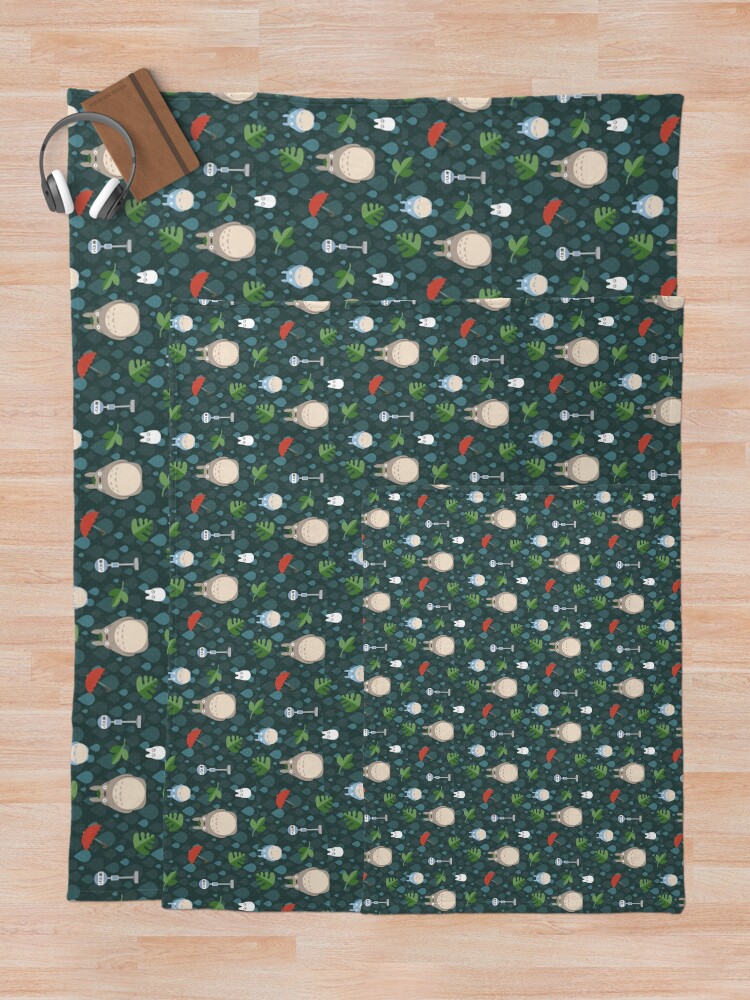 Alternate view of Water Drops Throw Blanket