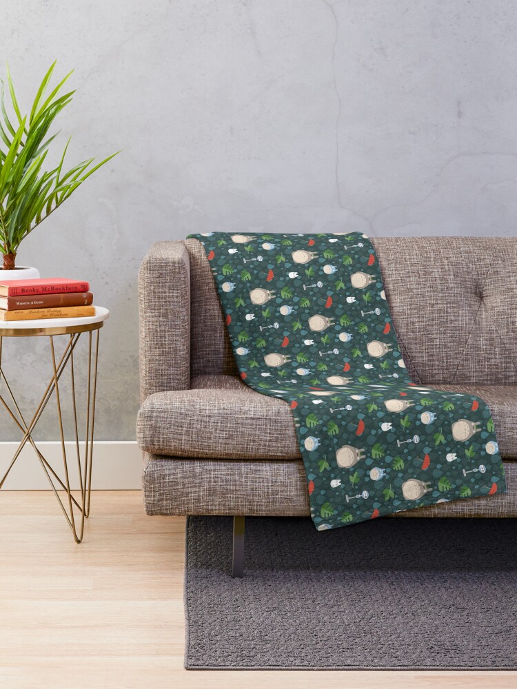 Alternate view of Water Drops Throw Blanket