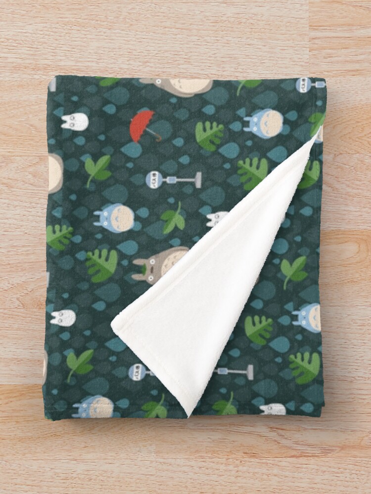 Alternate view of Water Drops Throw Blanket