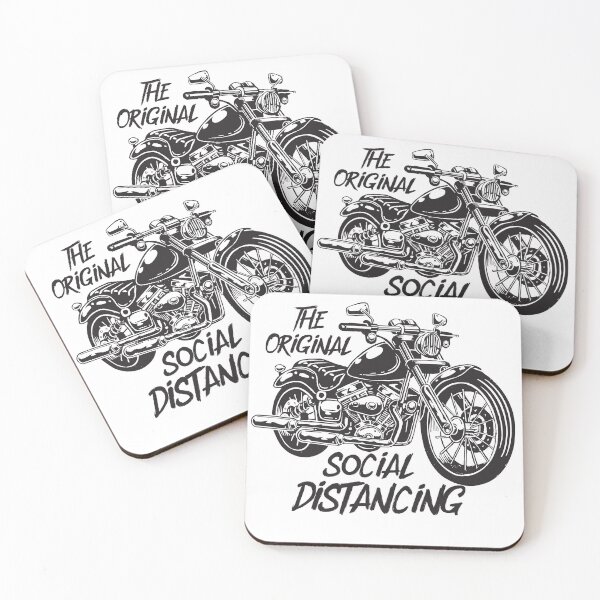 Item preview, Funny Motorcycle Original  Distancing T-Shirt designed and sold by TheFlipRepublic.