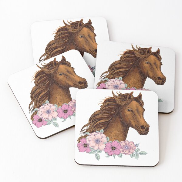 Item preview, Floral horse designed and sold by Vipstride  Services.