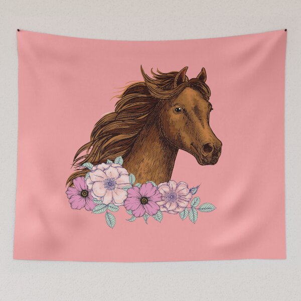 Item preview, Floral horse designed and sold by Vipstride  Services.
