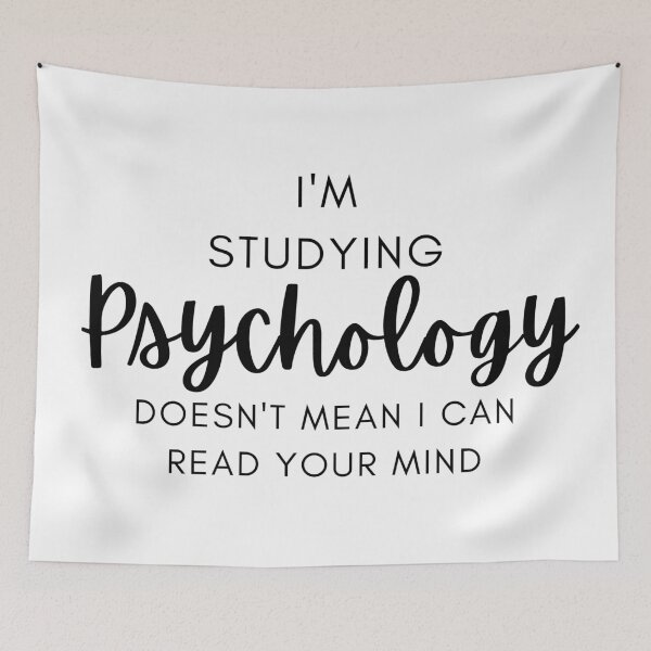 Item preview, I'm studying psychology doesn't mean I can read your mind - Psychology Design designed and sold by Psychologist's Inventory.
