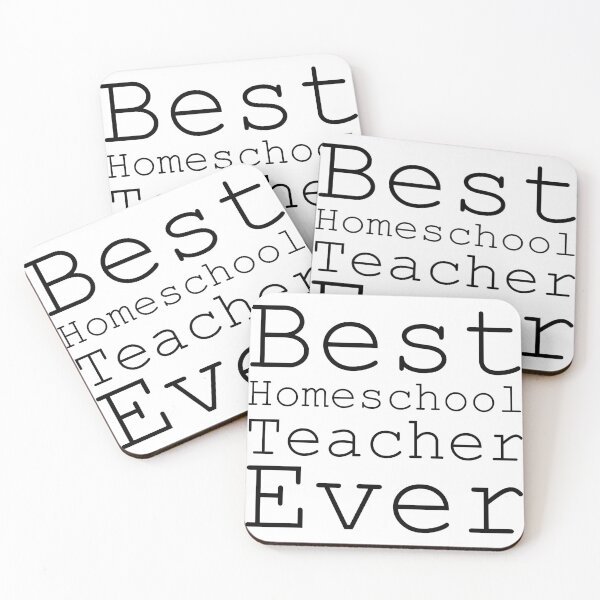 Item preview, Best Homeschool Teacher Ever | Thin Black Font designed and sold by Qestar.