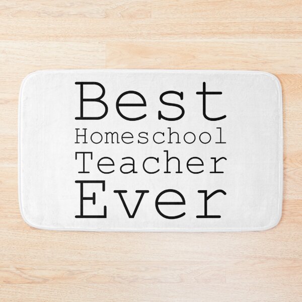 Item preview, Best Homeschool Teacher Ever | Thin Black Font designed and sold by Qestar.