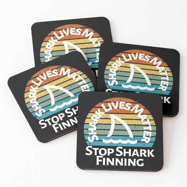 Item preview, Shark Lives Matter Stop Shark Finning designed and sold by StudioAquaLumos.