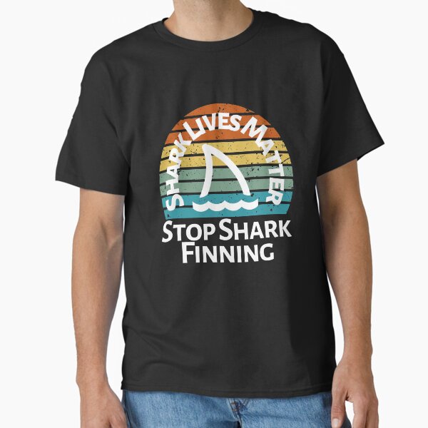 Item preview, Shark Lives Matter Stop Shark Finning designed and sold by StudioAquaLumos.