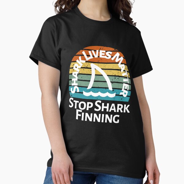 Item preview, Shark Lives Matter Stop Shark Finning designed and sold by StudioAquaLumos.
