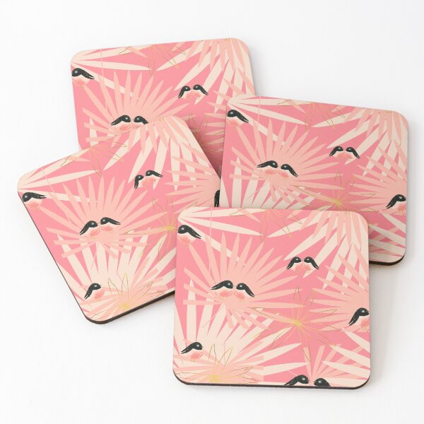 Item preview, Pink Birds Pattern | Vintage Look designed and sold by concettaellis.