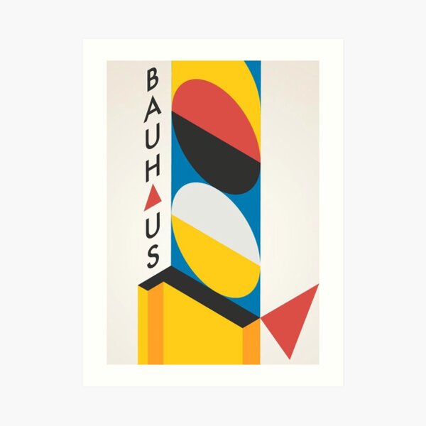 Geometry Bauhaus Art Print