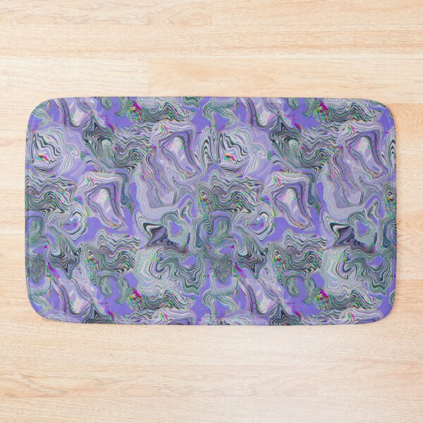 Item preview, Glitch marble pattern neon purple designed and sold by ANAKOTO.