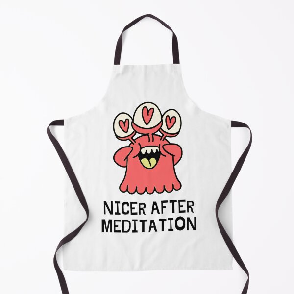Item preview, Funny Meditation Monster (White) designed and sold by iamwowie.