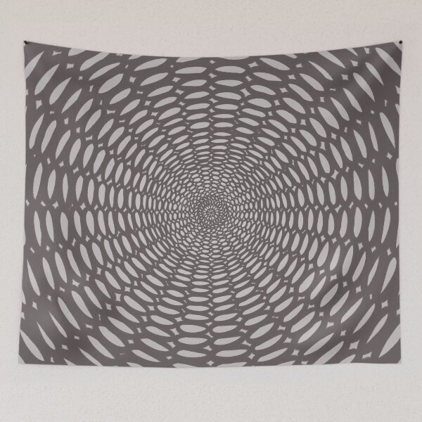 Item preview, Gray/Black and White Modern Mandala Design Pattern designed and sold by AEJdesign.