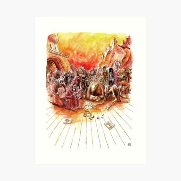 Imaginary hobbyist Art Print