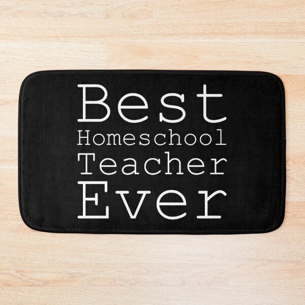 Item preview, Best Homeschool Teacher Ever | Thin White Font designed and sold by Qestar.