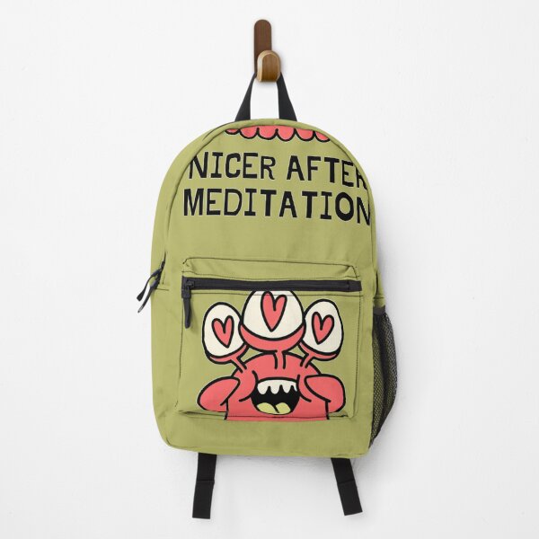 Item preview, Funny Meditation Monster (Green) designed and sold by iamwowie.