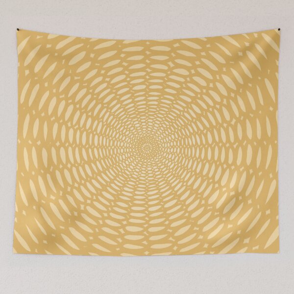 Item preview, Yellow and White Modern Mandala Design Pattern designed and sold by AEJdesign.