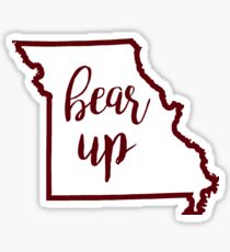 Bear Up Missouri State Sticker