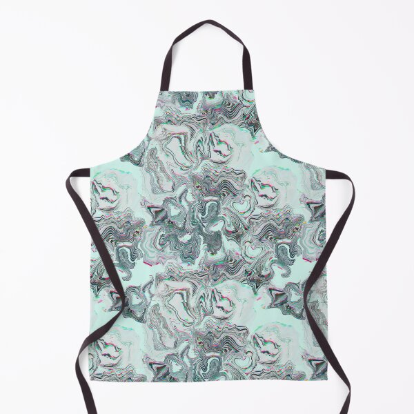 Item preview, Glitch marble pattern neon mint designed and sold by ANAKOTO.