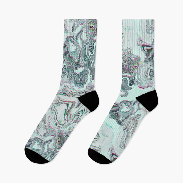 Item preview,  Glitch marble pattern neon mint designed and sold by ANAKOTO.
