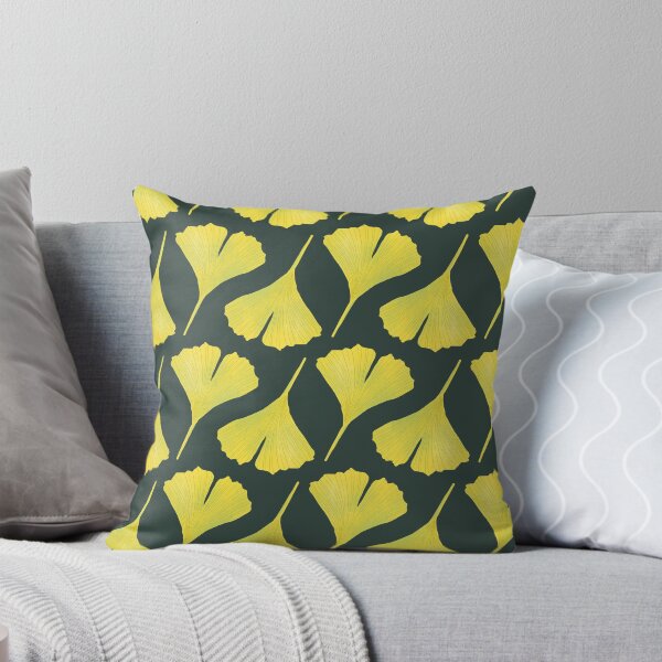 Item preview, Green Ginkgo Leaf Pattern designed and sold by Boriana Giormova.